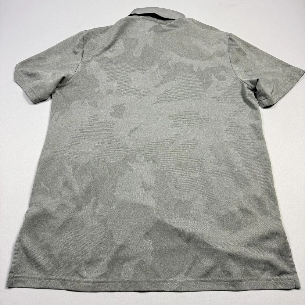 RLX Ralph Lauren Polo Shirt Mens Medium Gray Camo US Open 2020 Golf Performance‎